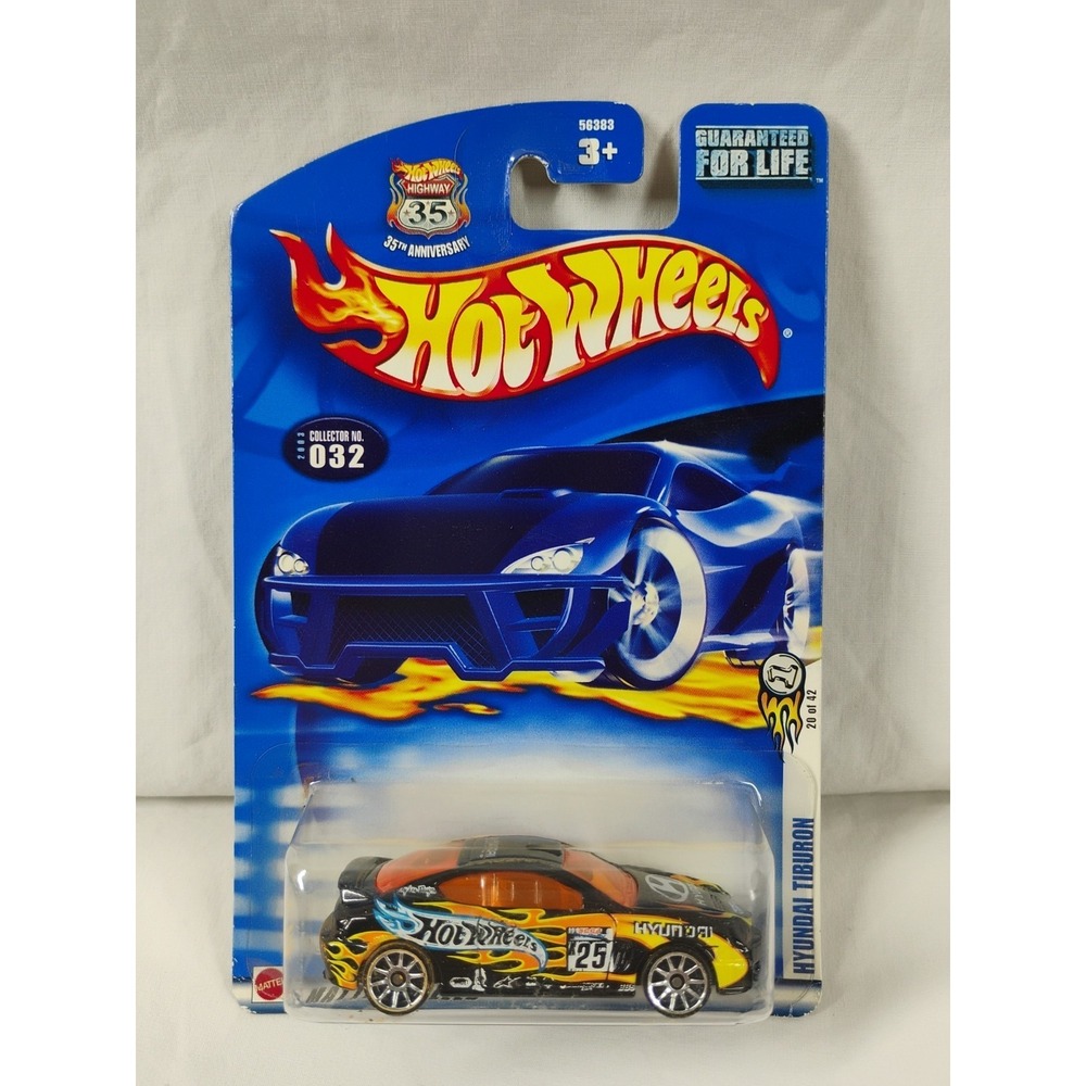 Hot Wheels 2003 #032‎ Hyundai Tiburon 20/42 35th Anniversary